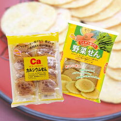 カルシウムせんべい＆野菜せんべい