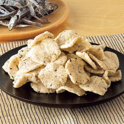 黒胡麻いわしせんべい 8袋セット