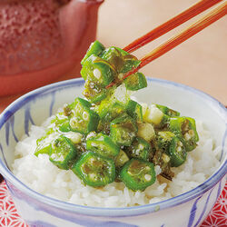 めかぶと3種のねばっと野菜（しそ風味） 7袋セット