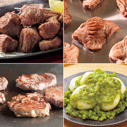 牛タン3種セット+ずんだ餅