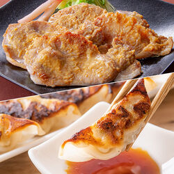 豚ロース味噌漬け食べ比べセット+黒豚餃子