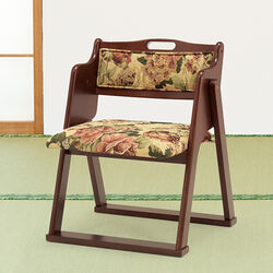 折りたたみ木製チェア