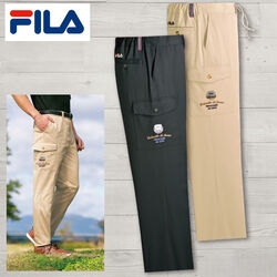 フィラ すっきり見える楽らくカーゴパンツ2色組