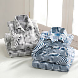 日本製ふんわりやわらか甘撚りパジャマ2色組