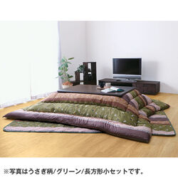 お買得こたつ布団掛け敷きセット　うさぎ柄セット