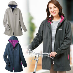 フィラ 防風ロング丈パーカー